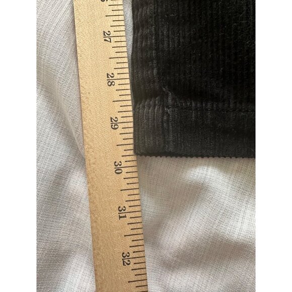 Claiborne Mens Black Corduroy Pants 36x32 100% Cotton Normcore Preppy Academia - Picture 5 of 5